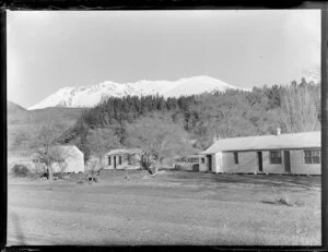 Buildings near Lake Wakatipu, Central Otago