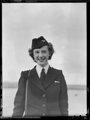P M Murray, stewardess, Tasman Empire Airways Ltd