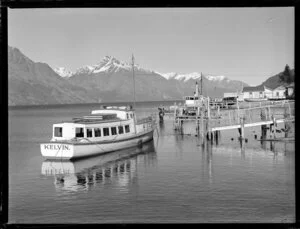 The boat, Kelvin, on Lake Wakatipu, Queenstown