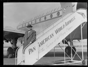 Mr Gough, passenger on Pan American World Airways