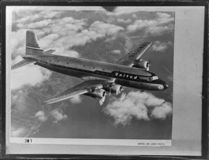 Douglas DC6 aircraft - Photograph taken by United Air Lines