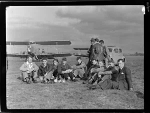 Group of pilots at the Waikato Air Pageant
