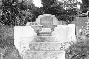 Grave of A Clark in the Sydney Street cemetery, Wellington