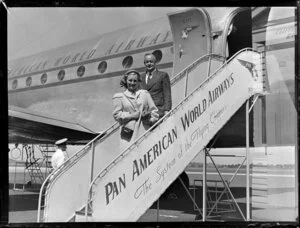 Mr and Mrs Valentine, passengers Pan American World Airlines
