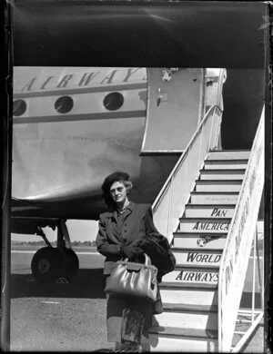 Mrs Kathleen Hartshorn, passenger Pan American World Airlines