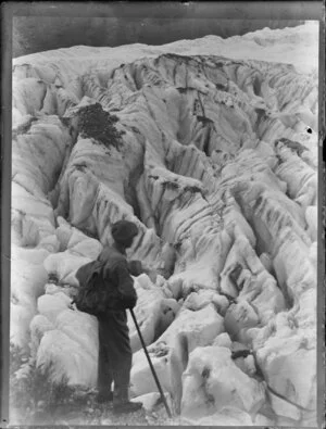 Crevasses, Fox Glacier, West Coast