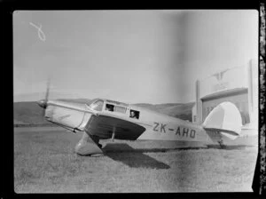 Proctor aircraft ZK-AHQ, Otago Aero Club