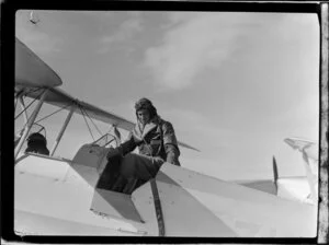 Pilot H A Carmody, Otago Aero Club