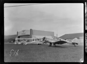 Taieri Aerodrome, Aero Club aircraft in the foreground