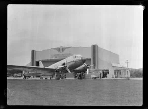 Dakota aircraft Popotea, New Zealand National Airways Corporation, Taieri Aerodrome