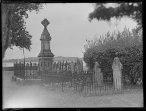 Henry Williams grave at St Paul's Church, Paihia