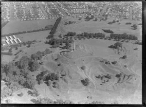 Aerial view of One Tree Hill, Auckland