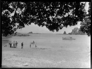 Beach scene, Bay of Islands