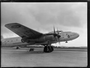 Avro Lincoln Aires II aircraft, Whenuapai, Auckland