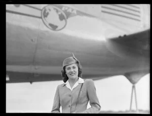 Ione Jorgenson, hostess Pan American World Airlines