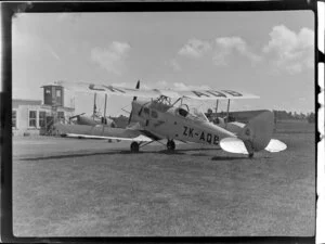 Fox Moth aircraft at Auckland Aero club