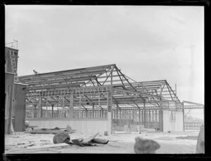 Construction site of Imperial Airways Base