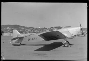 Miles Magister aircraft ZK-ANJ, Wellington Aero Club