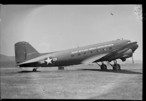 Douglas Dakota aircraft 348777, Military Air Attache, American Legation, Wellington