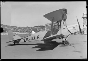 Tiger Moth ZK-ALK from the Wellington Aero Club