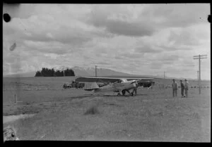 Auster aircraft ZK-AQL at Waiouru