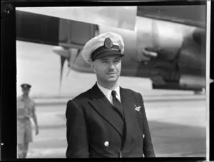 Captain Ritchie, commanding officer, of the Constellation aircraft