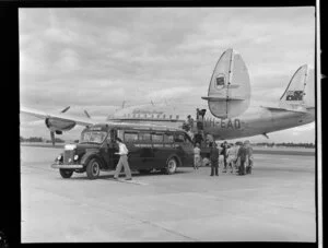 Constellation aircraft at Ohakea