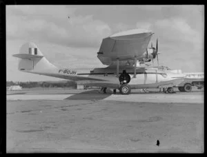 Catalina aircraft Trapas at Whenuapai