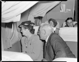 Pan American World Airways courtesy flight, passengers Mr and Mrs S G Milne