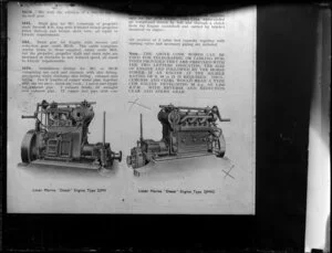 Page from instruction leaflet for Lister Marine Diesel Engine