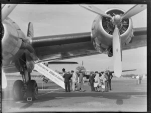 Passengers boarding Pan American World Airways aircraft