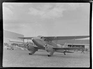 Dragonfly aircraft [ZK-?] (Canterbury Aero Club), RNZAC (Royal New Zealand Aero Club) pageant event, Dunedin,