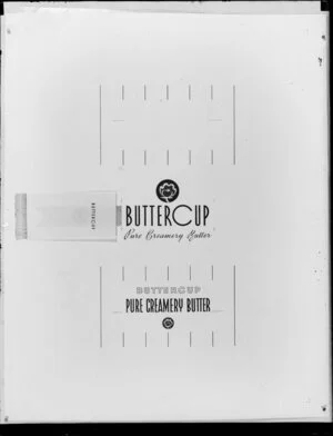 Buttercup pure creamery butter wrapper