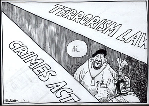 Terrorism law. Crimes Act. "Hi..." 13 November, 2007