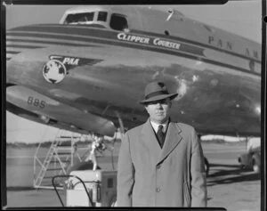 Mr George Jackson, passenger on PAWA (Pan American World Airways Ltd)