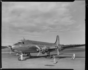 The airplane Clipper 'Warana', ANA (Australian National Airways Ltd)