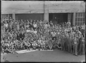 Henderson and Pollard, staff members, timber merchants, Mt Eden, Auckland