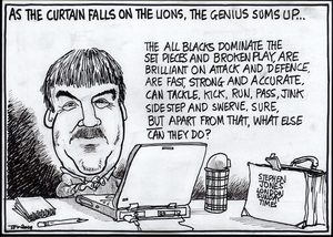 Scott, Thomas, 1947- :As the curtain falls on the Lions, the genius sums up... Dominion Post. 11 July 2005.