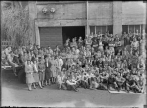 Henderson and Pollard, staff members, timber merchants, Mt Eden, Auckland