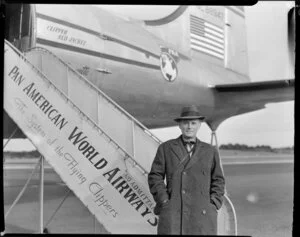 Passenger, Mr Guy Marrineer, PAWA (Pan American World Airways)