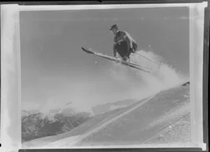 Copy of skier, Coronet Peak, Queenstown