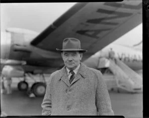Captain Johnston, arriving passenger on Pan American World Airways
