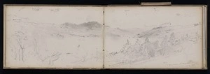 Hodgkins, William Mathew, 1833-1898 :A grey morning at Russells, 15 Ap 1885.