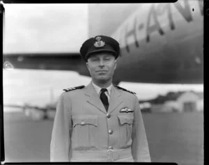 Australian National Airways flight captain, Commander J Presgrove