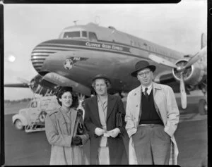 Pan American World Airways Ltd (PAWA) passengers Mr and Mrs Mair and Miss Maling