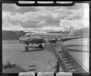 Sky Master VH-BPA ' RMA Resolution' airplane, BCPA (British Commonwealth Pacific Airlines), Nadi Airport, Fiji