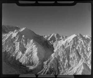 Mountains near Mount Cook, Southern Alps, Westland District