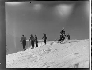 Skiers, Coronet Peak Ski Field, Queenstown
