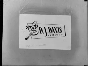 Advertising poster for D J Davis Ltd