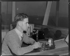 T W O Fox in the control tower, Royal New Zealand Air Force